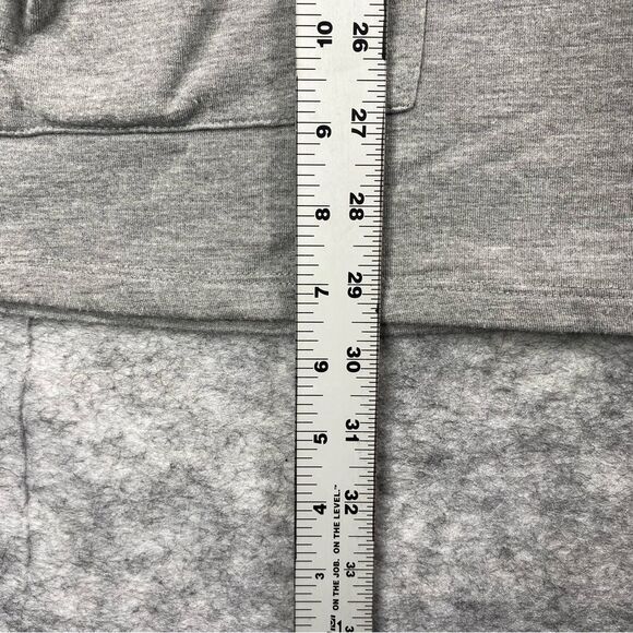 Cable & Guage Womens Grey Short Sleeve Crew Neck Front Pocketed Blouse Size M - Picture 9 of 12